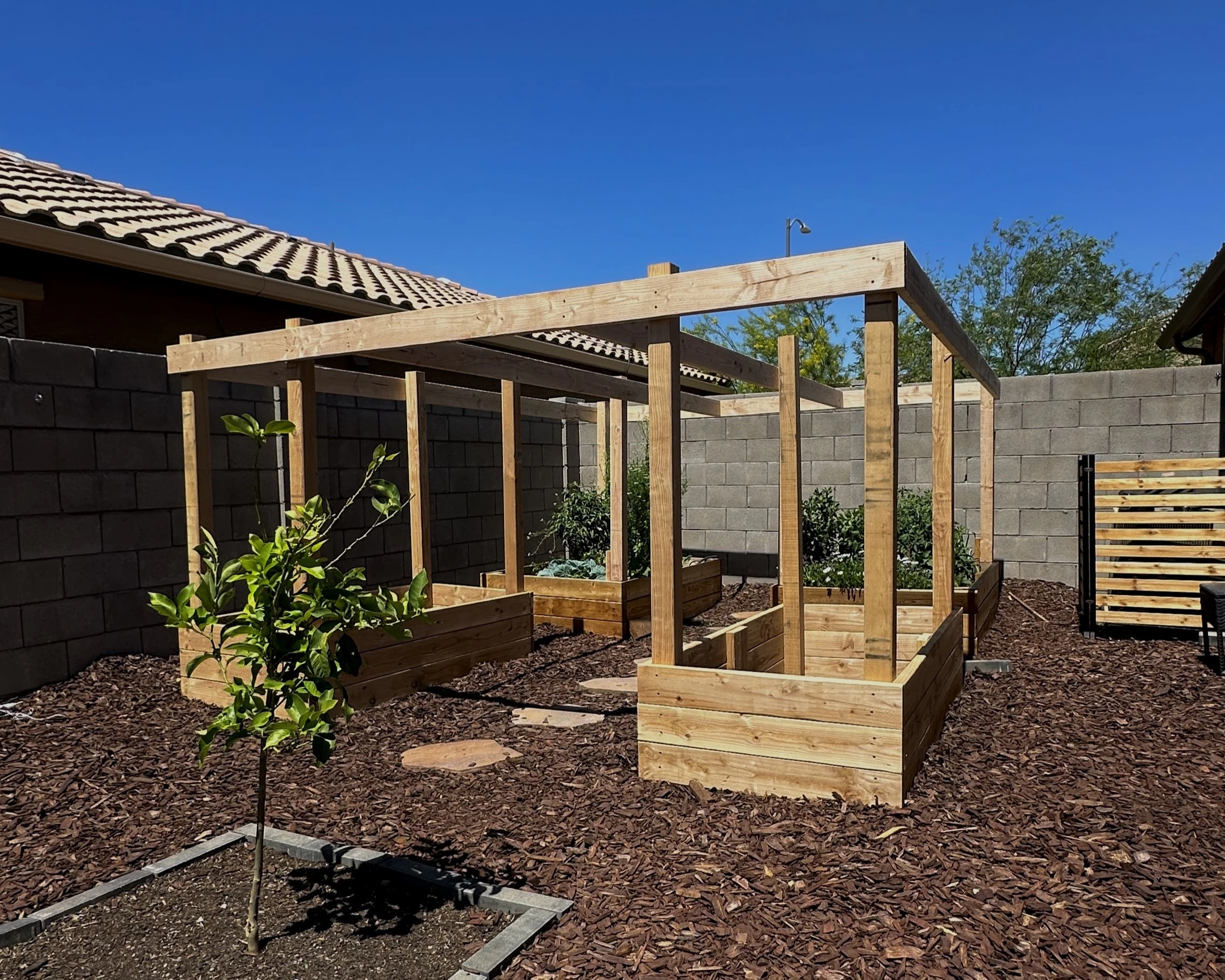 Custom built garden